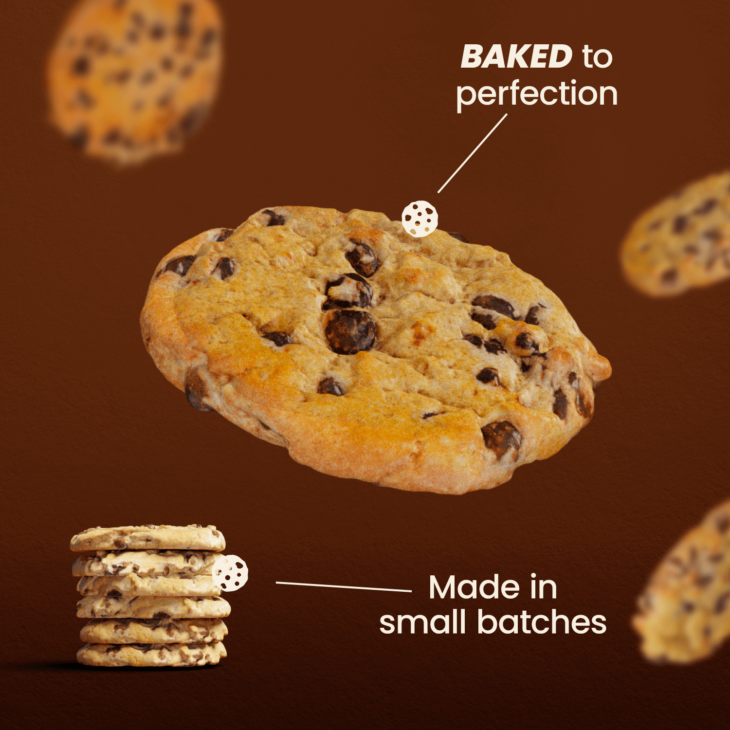 Chocolate Chip - Canna Cookies (Half Dozen) | Hometown Hero