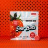 Strawberry Sour Belts candy and package