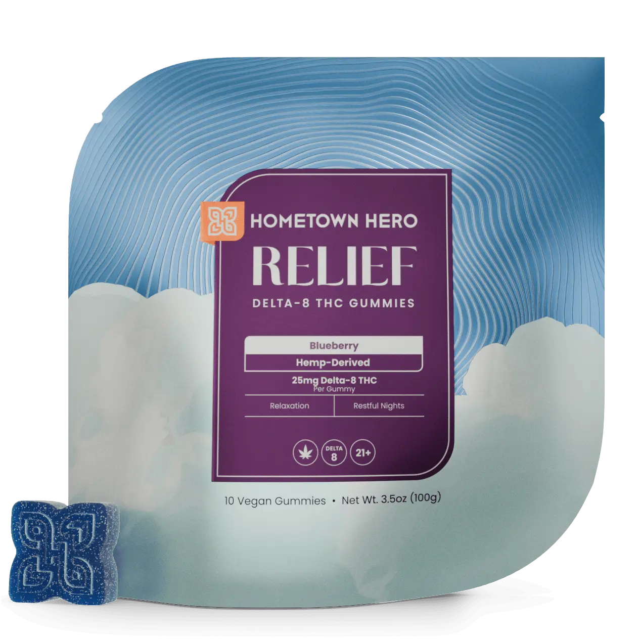 relief gummies bag