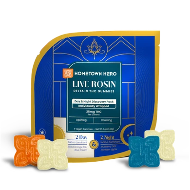 variety pack of 25mg gummies