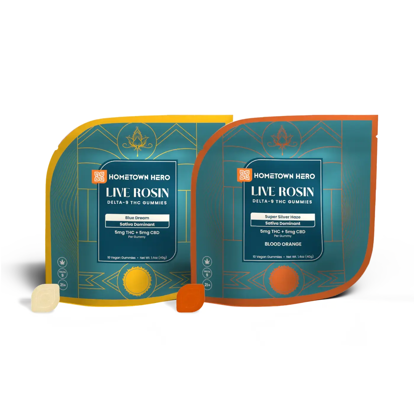 2 bags sativa strain gummies