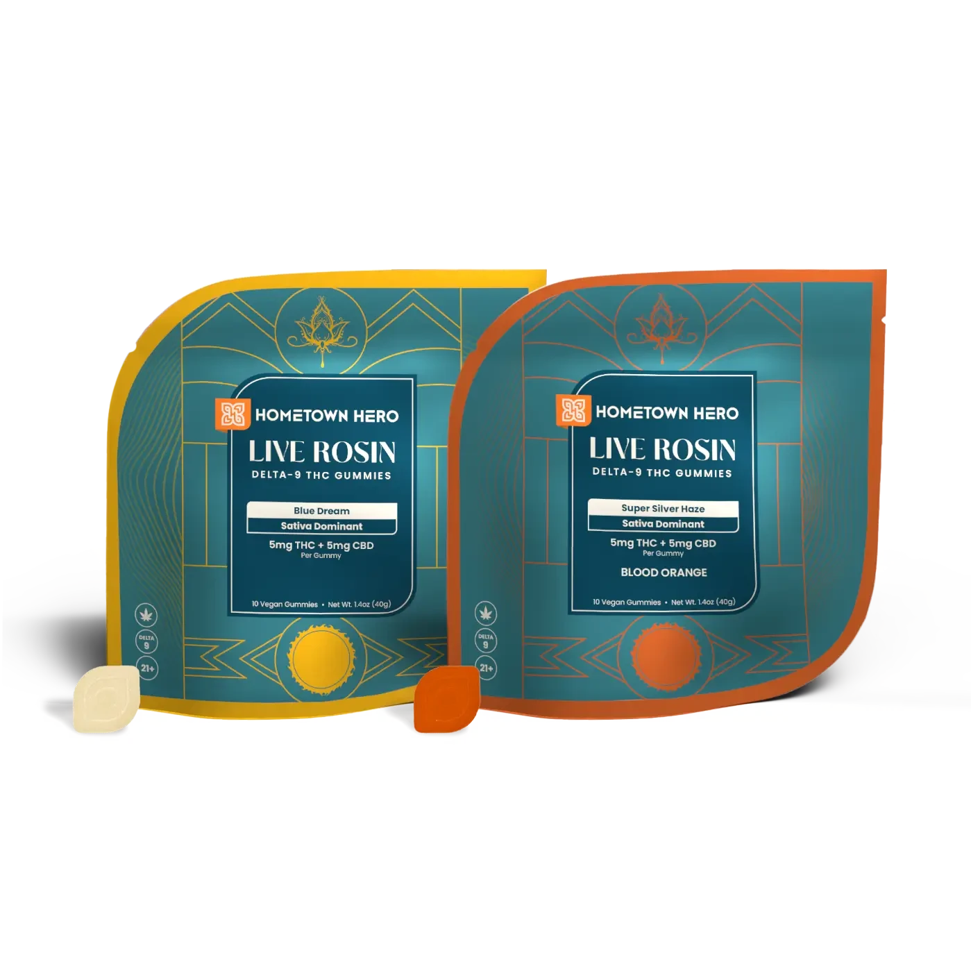2 bags sativa strain gummies