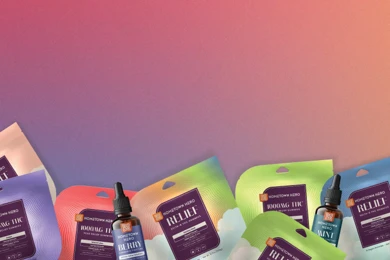 assortment of Delta-8 THC products
