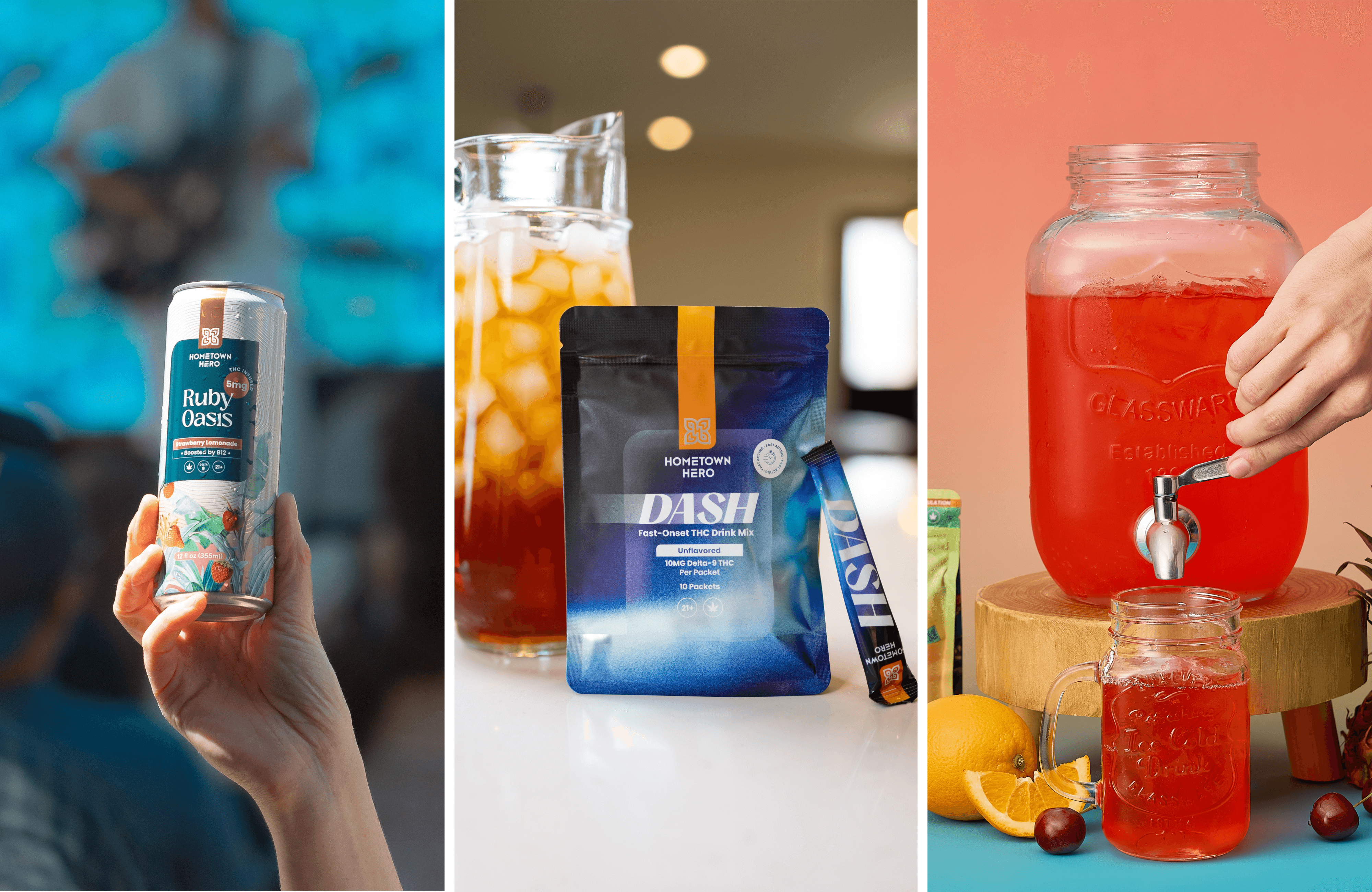 thc drinks assorted