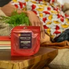 Peak relief bag on table with man resting in the back
