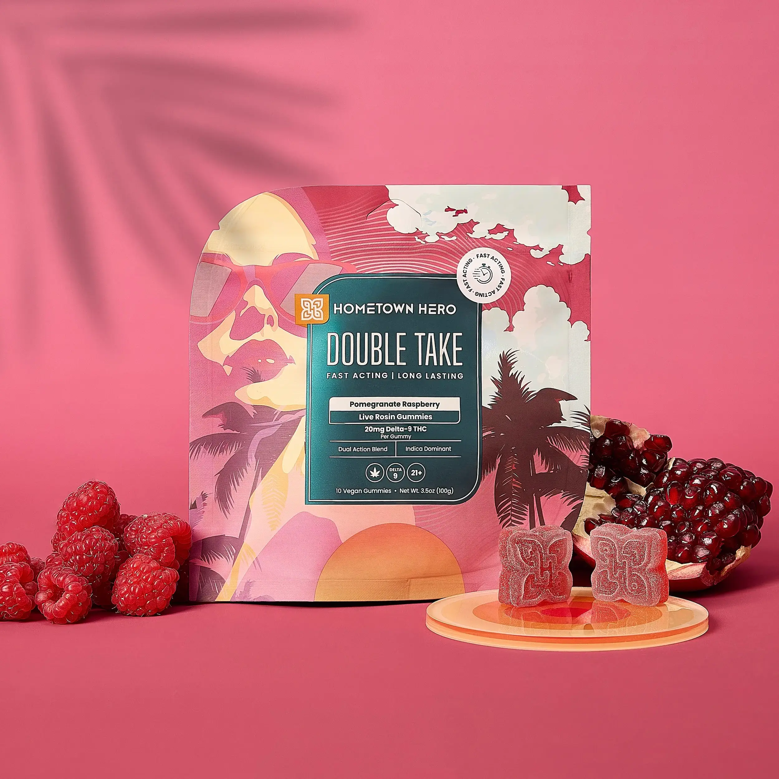 Pomegranate Raspberry - Double Take Gummies