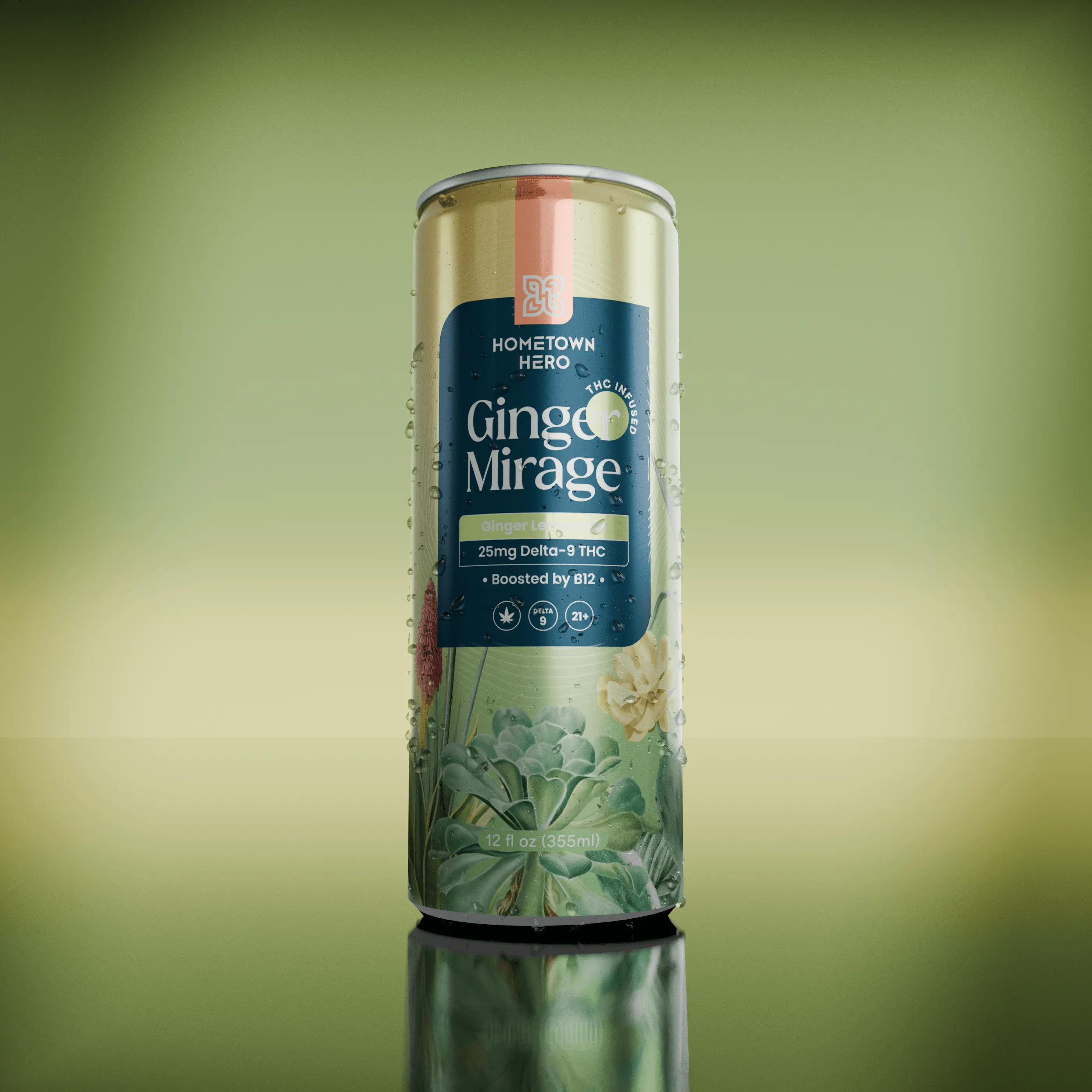 ginger mirage thc lemonade can
