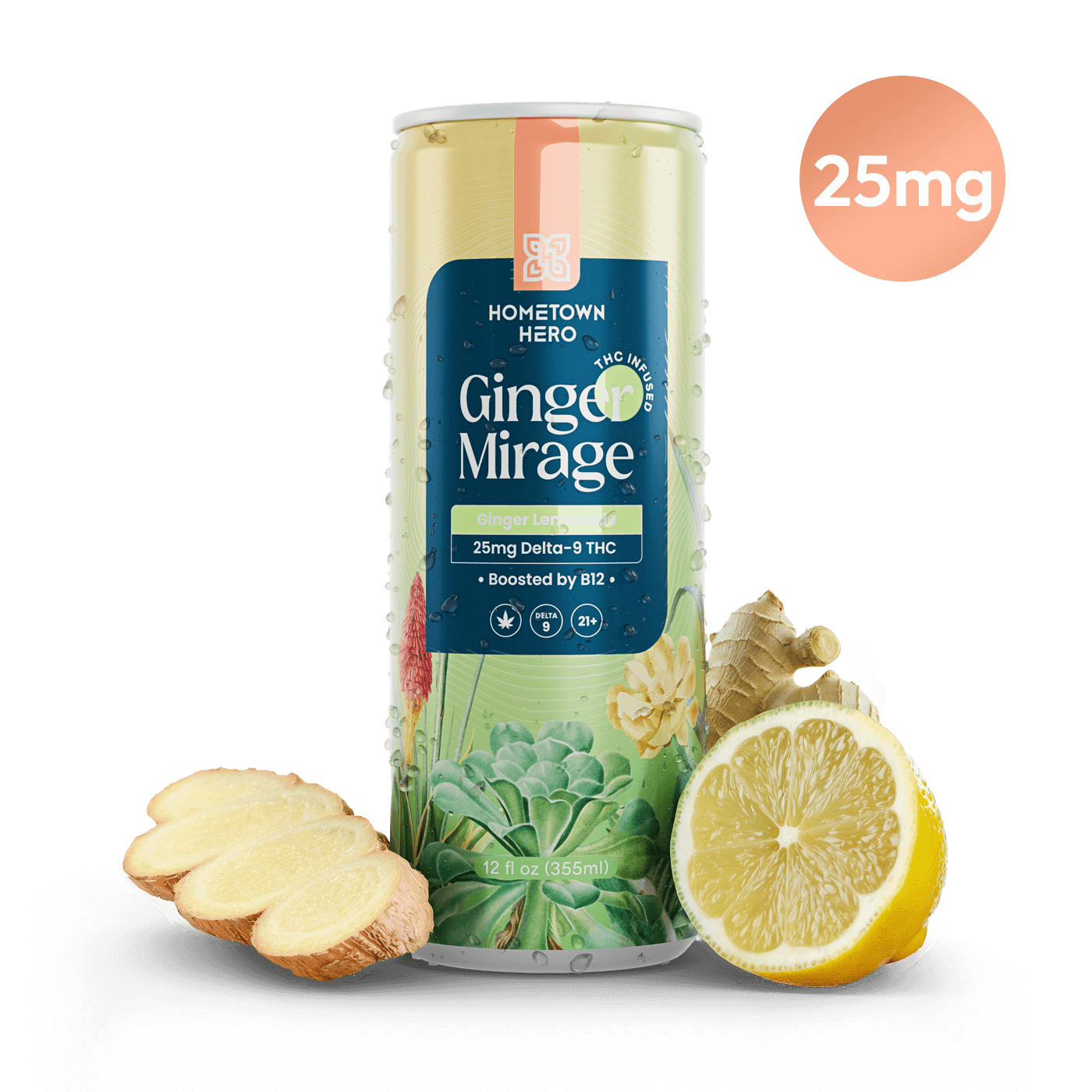 ginger-flavored THC lemonade can