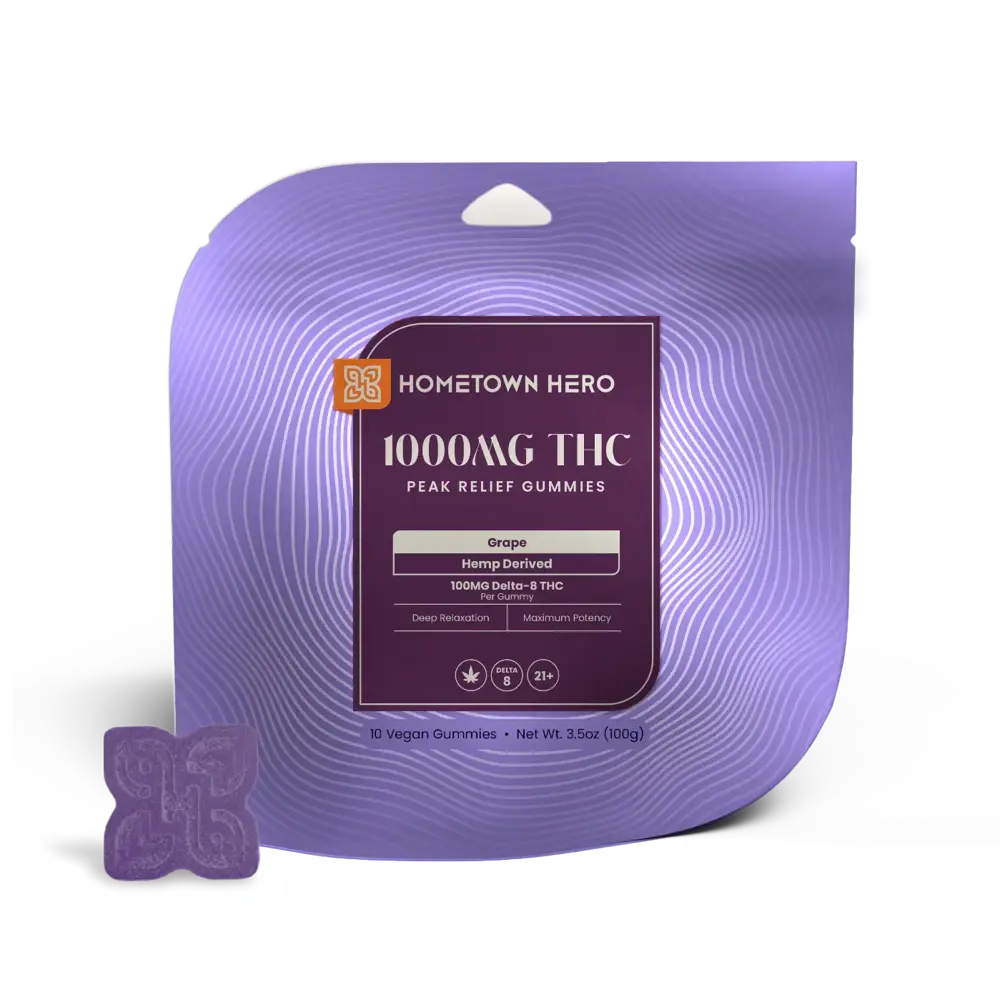 Grape 100mg Delta-8 Gummies