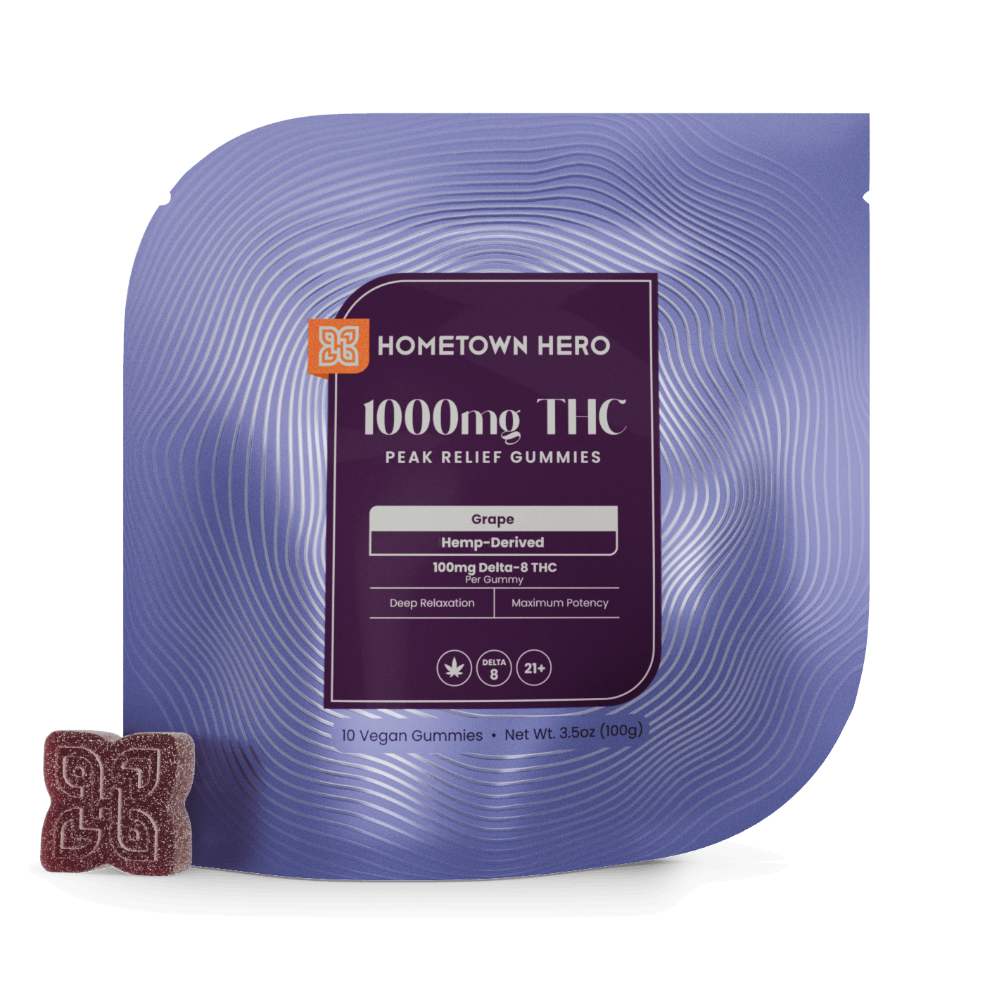 Grape - Peak Delta 8 Gummies