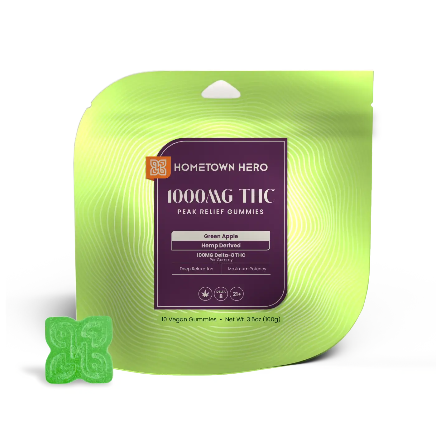 Green Apple - Peak Gummies | Hometown Hero