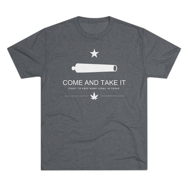 grey shirt with hemp legality design