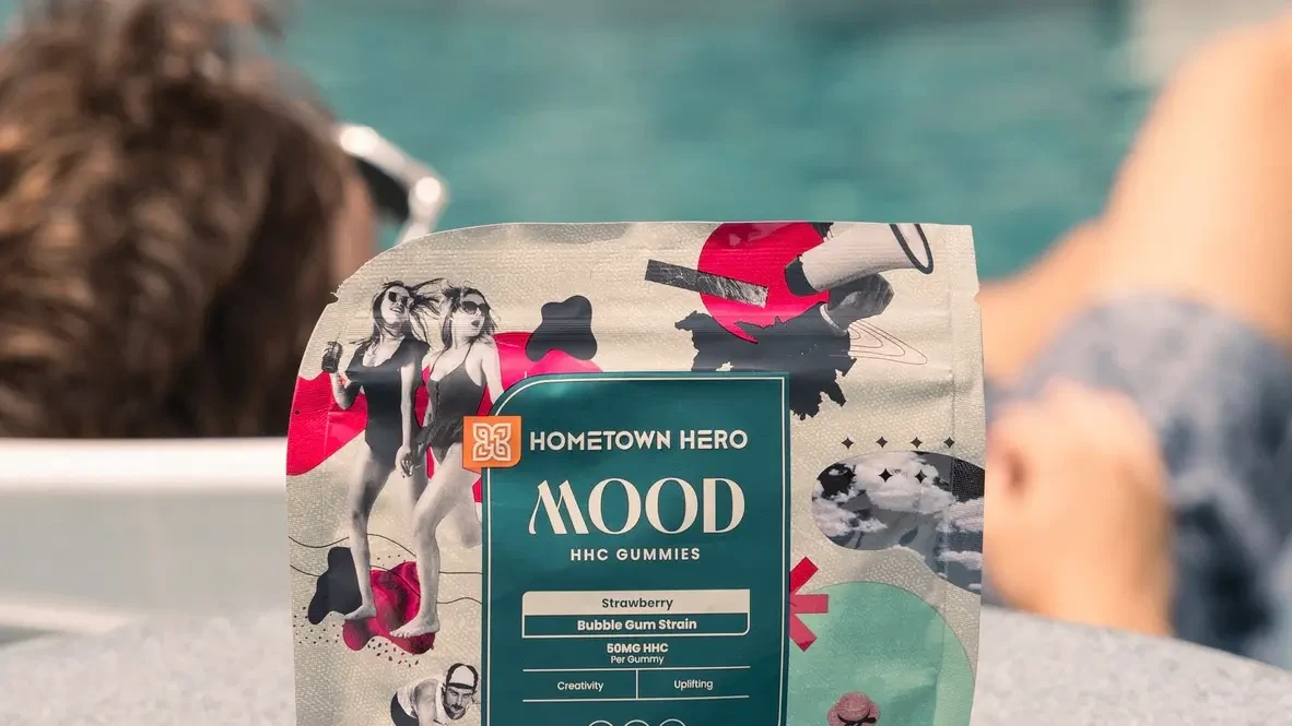 bubblegum hhc gummies by the pool