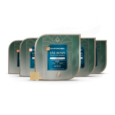 5 bags Hybrid Live Rosin THC edibles
