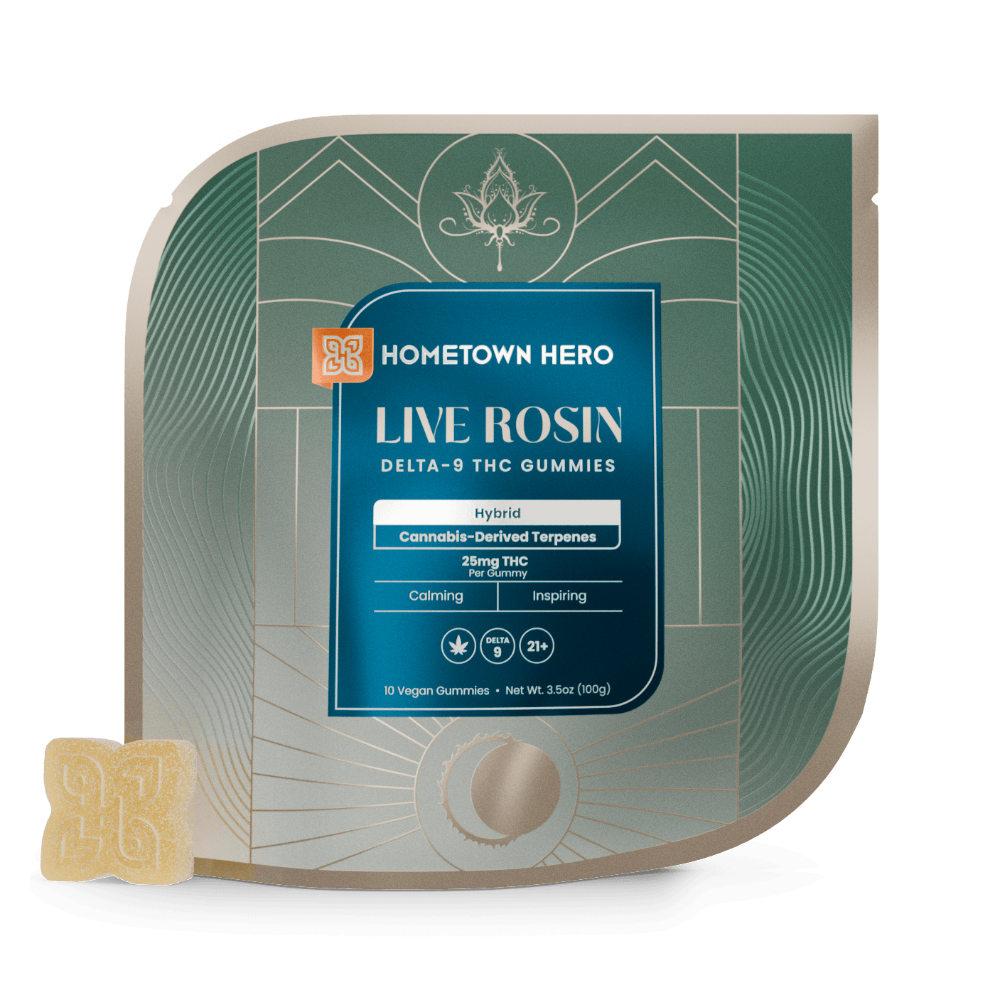 Hybrid - Delta 9 Live Rosin Absolute Gummies