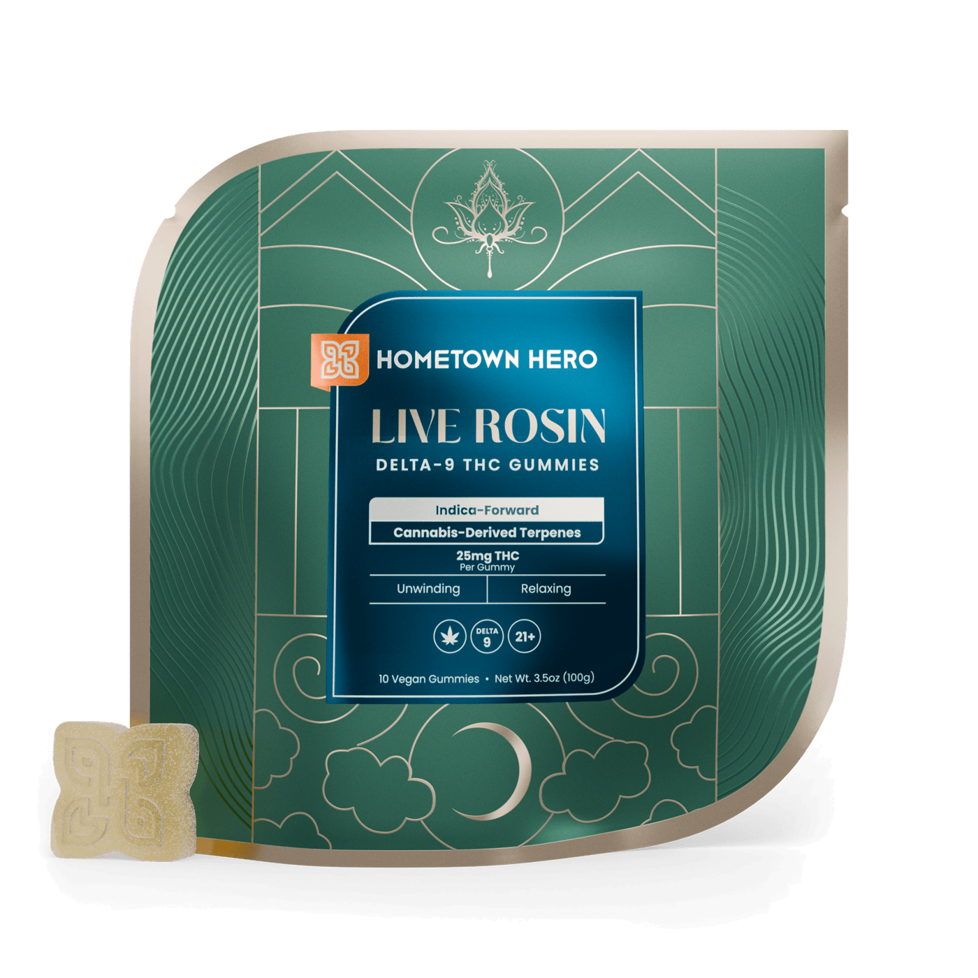 Indica - Delta 9 Live Rosin Absolute Gummies