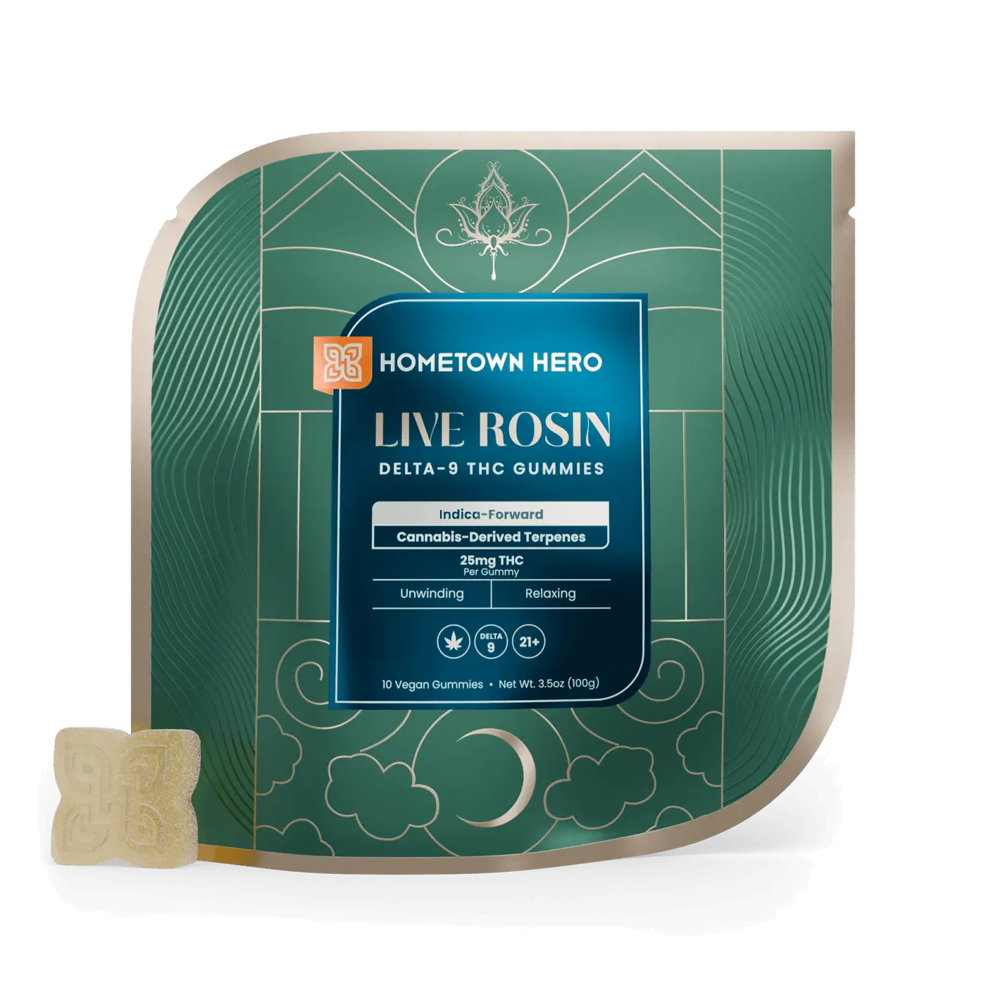 Indica - Delta 9 Live Rosin Absolute Gummies