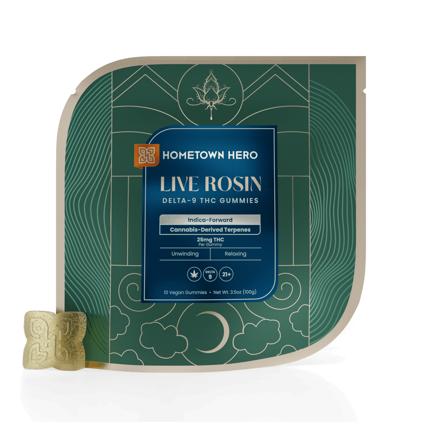Indica - Delta 9 Live Rosin Absolute Gummies