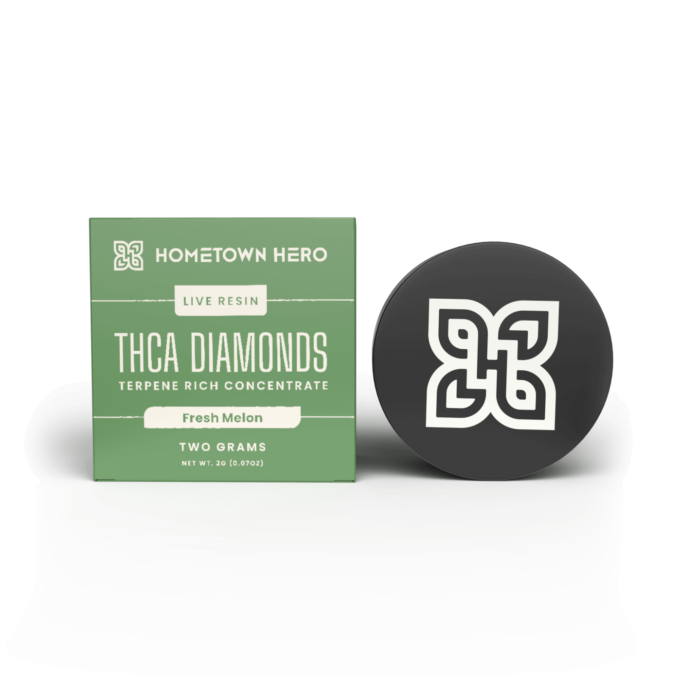 fresh melon diamonds