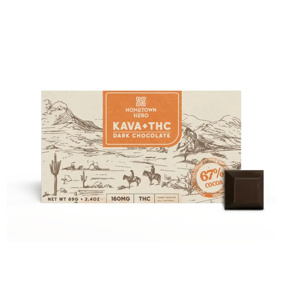 Kava and Delta-9 THC Chocolate Bar