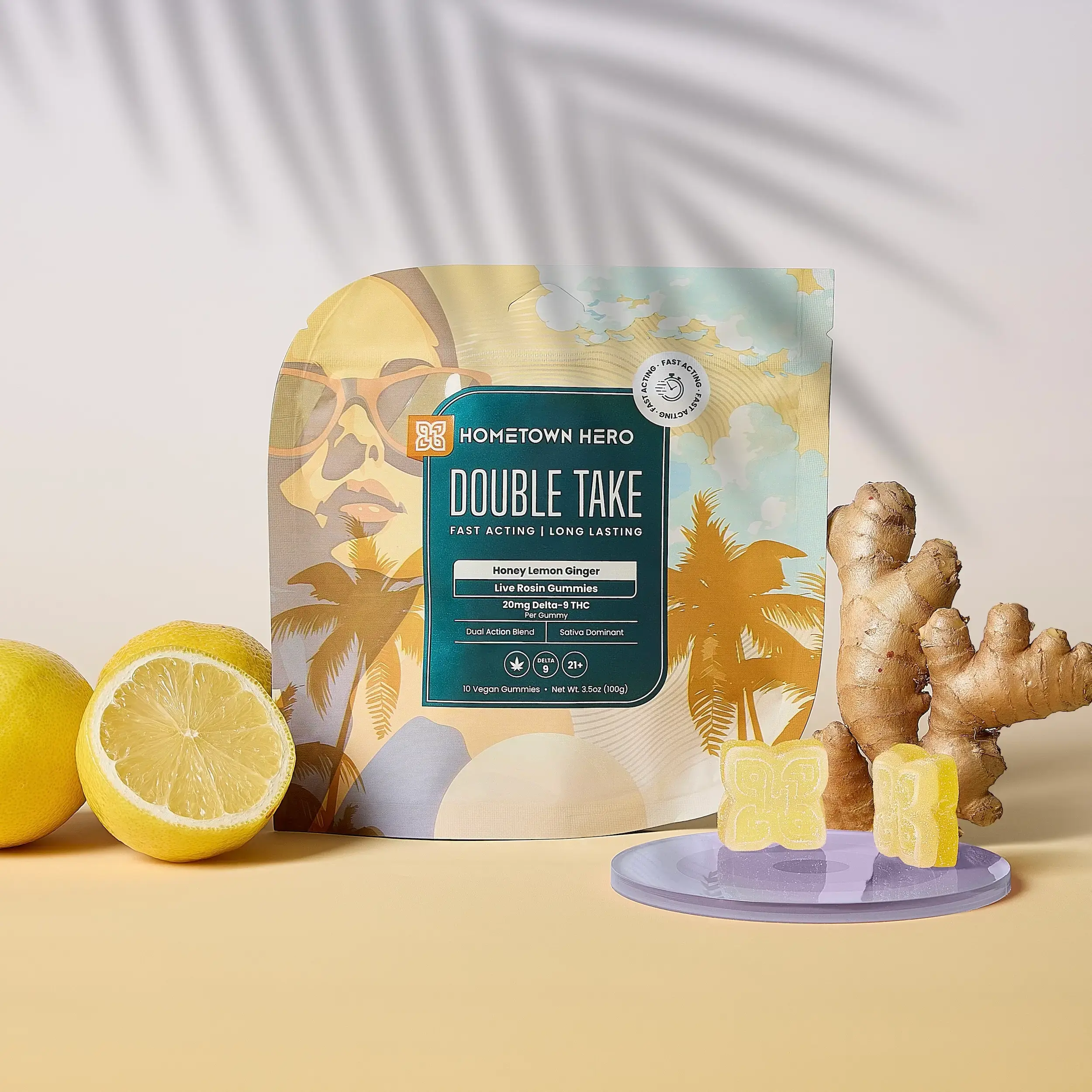 Honey Lemon Ginger - Double Take Gummies