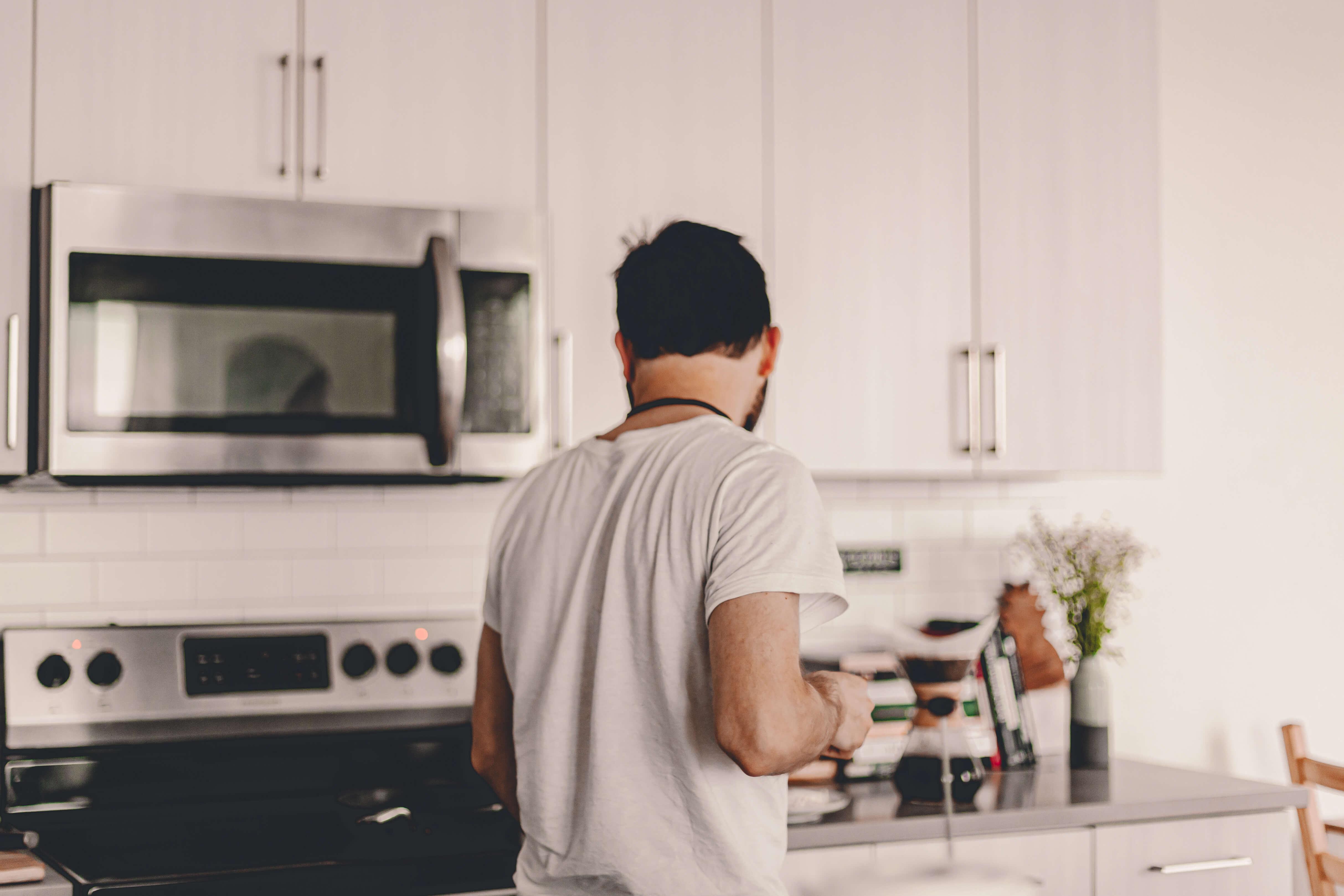 man in the kitchen