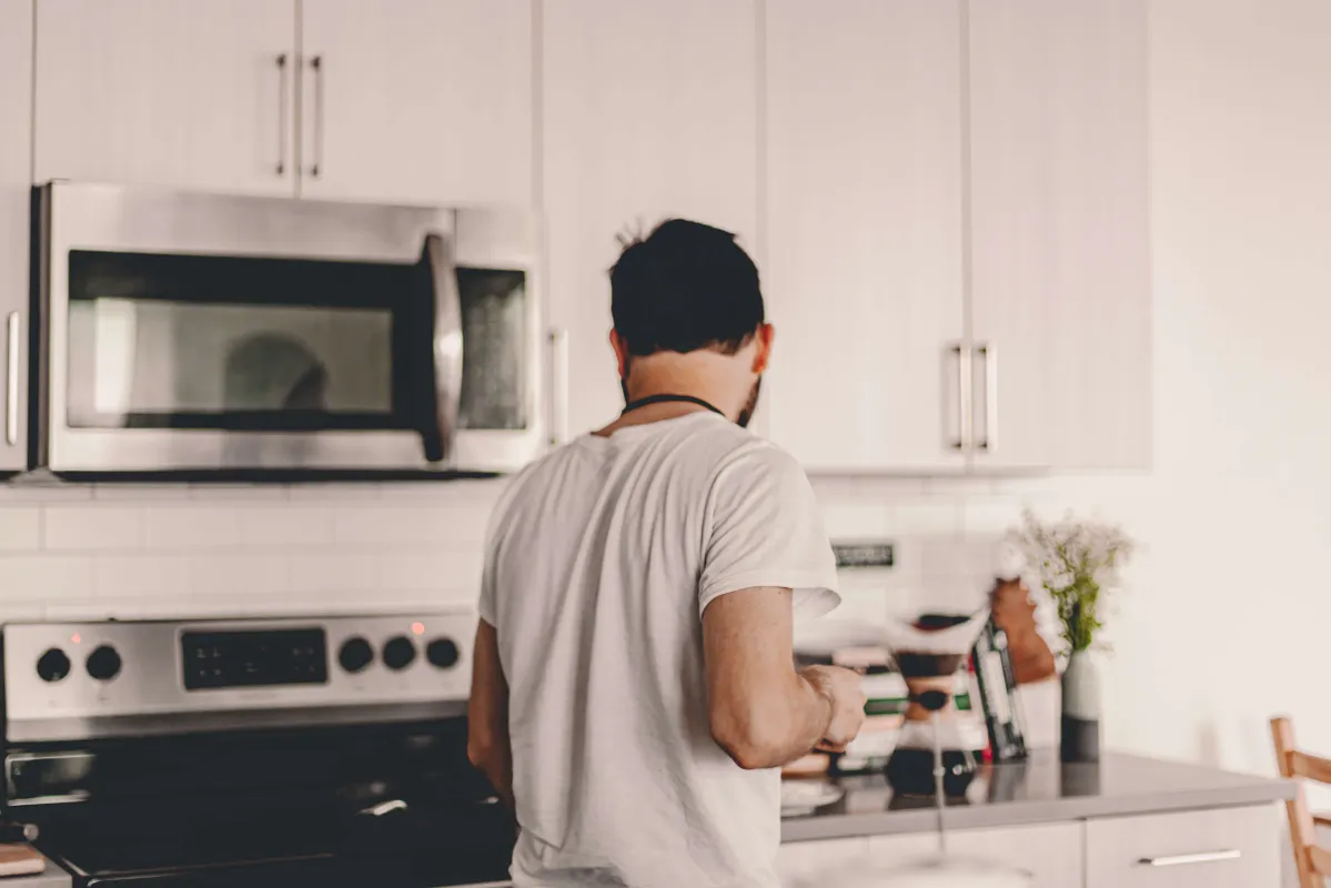 man in the kitchen