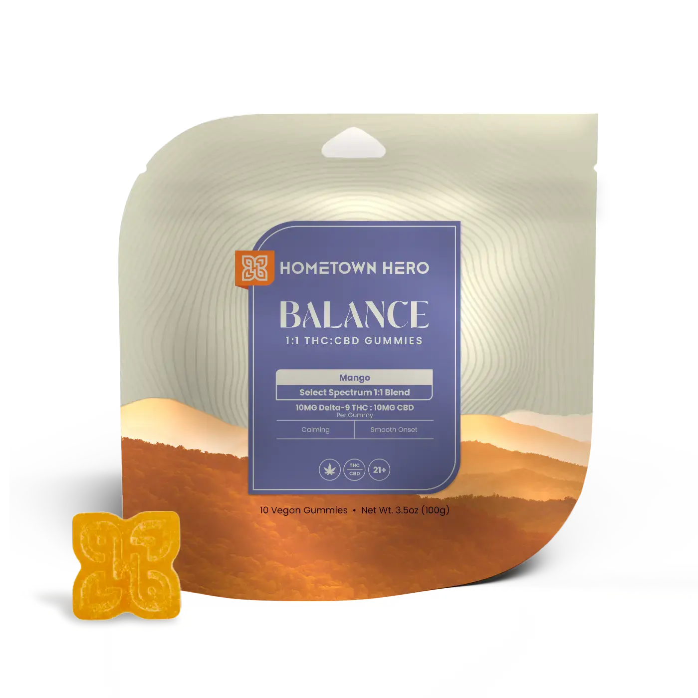 mango THC CBD gummies