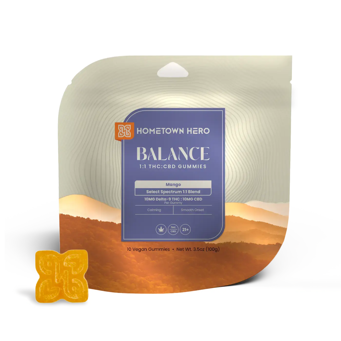 mango THC CBD gummies
