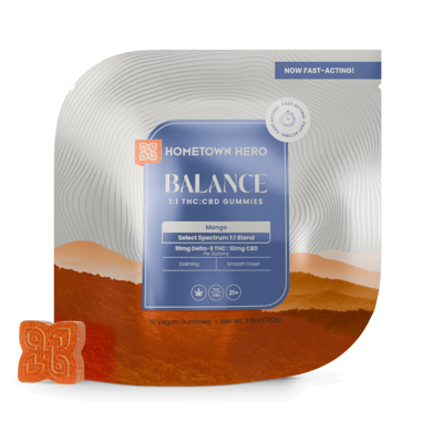 mango THC CBD gummies