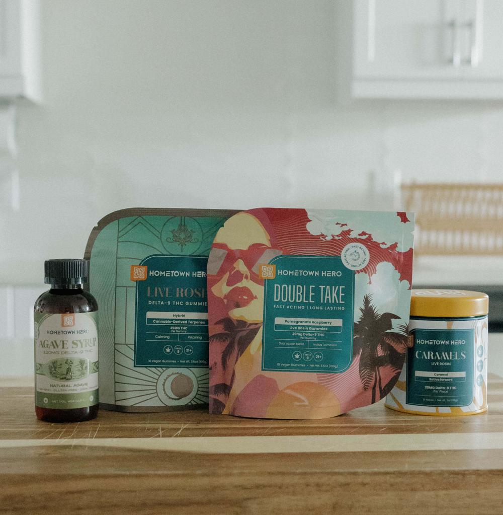 marianna's pantry bundle: thc products in a kitchen