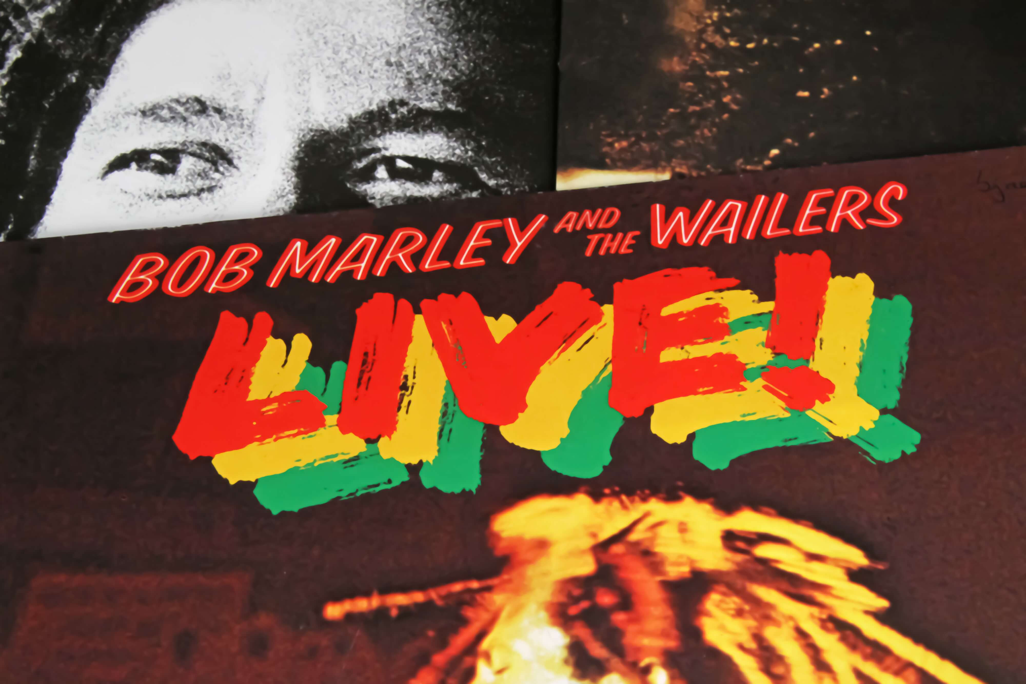 Viersen, Germany - November 9. 2022: Closeup of isolated vinyl Live record album of Bob Marley and the wailers released 1975
