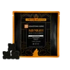 black delta-9 edibles next to a halloween themed bag