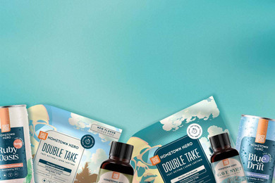 assortment of fast-acting nano thc products