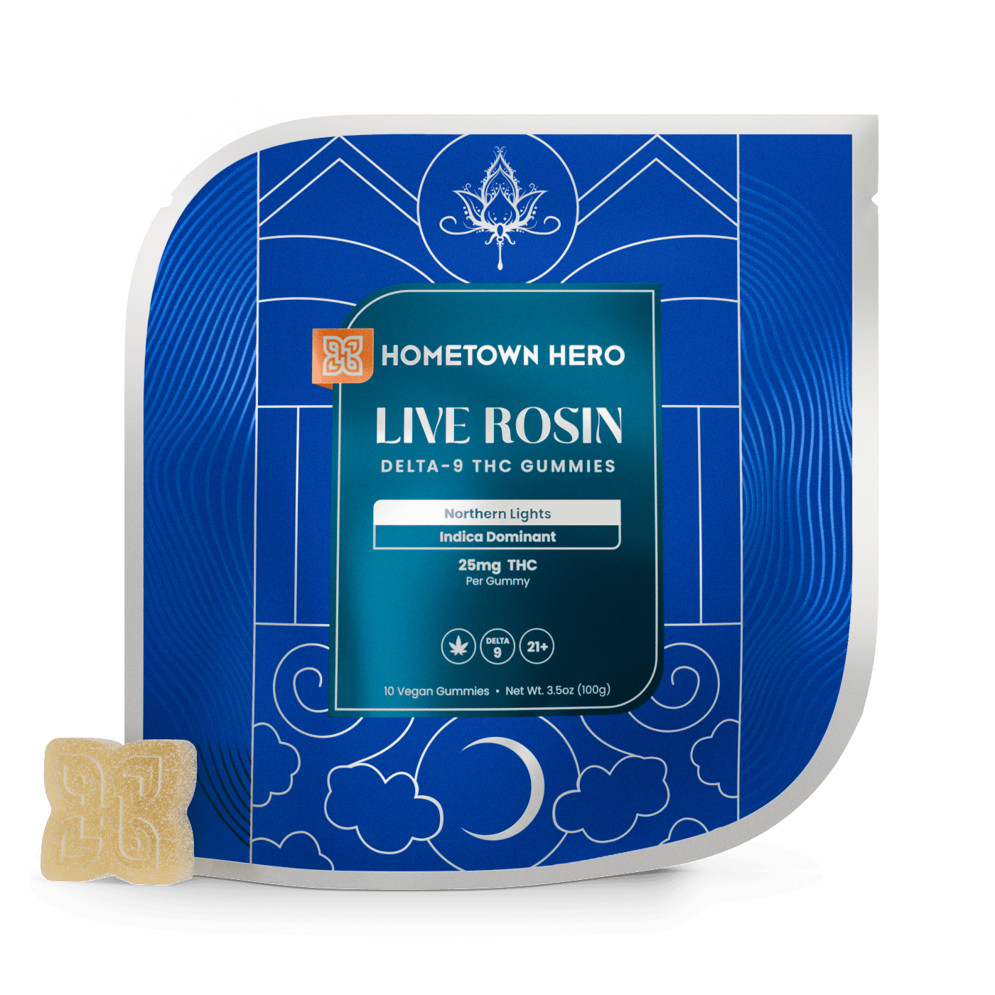 Northern Lights - Delta 9 Live Rosin Gummies