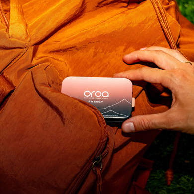 orca energy in a gym bag