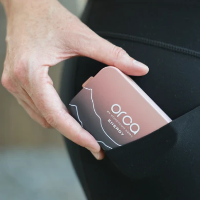 Orca tin in pocket