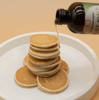 syrup pour on pancakes