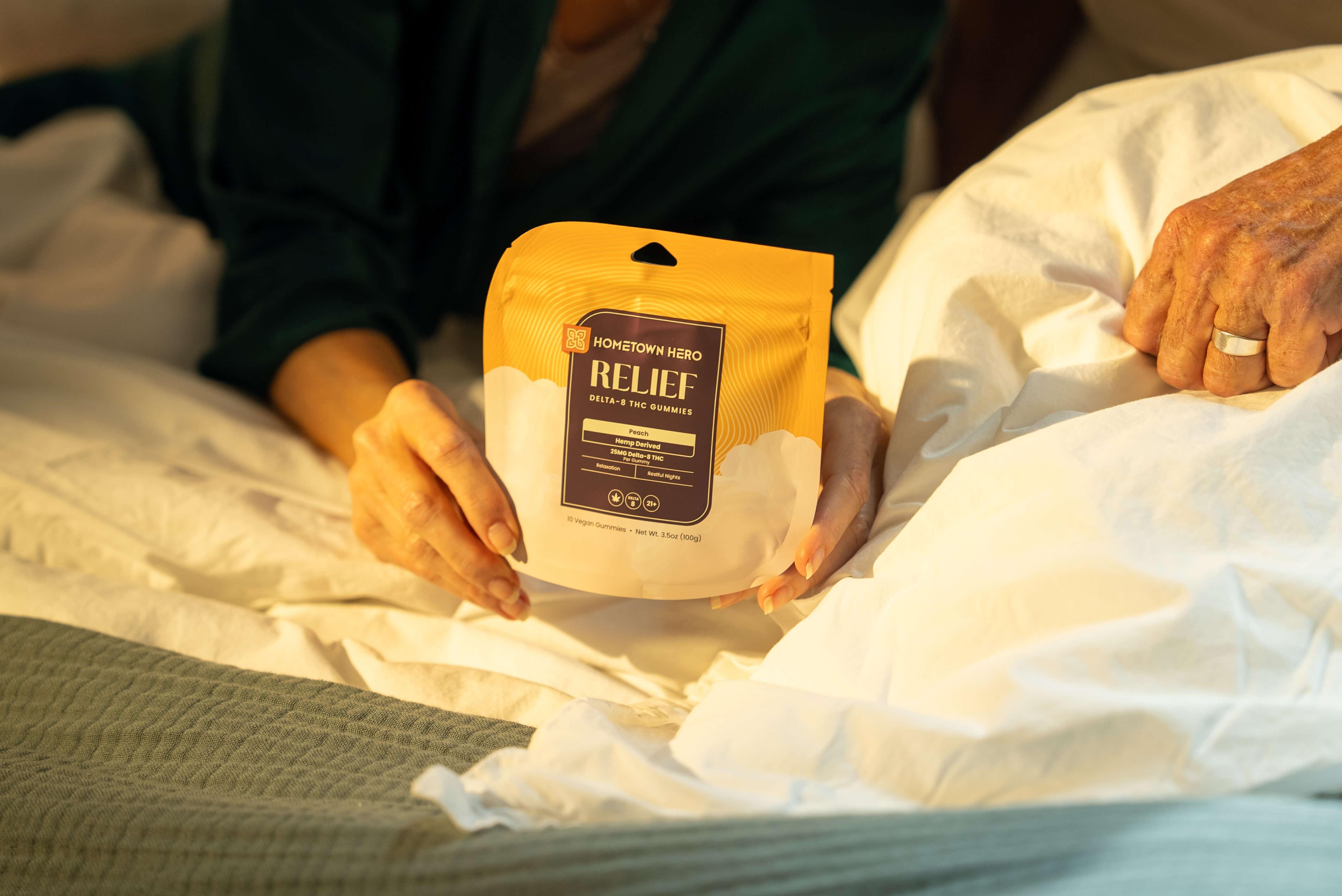 peach gummies night stand