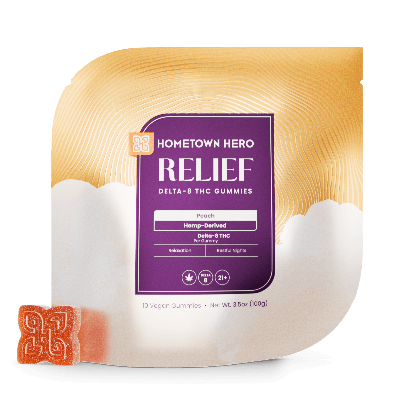 Peach - Relief Gummies | Hometown Hero