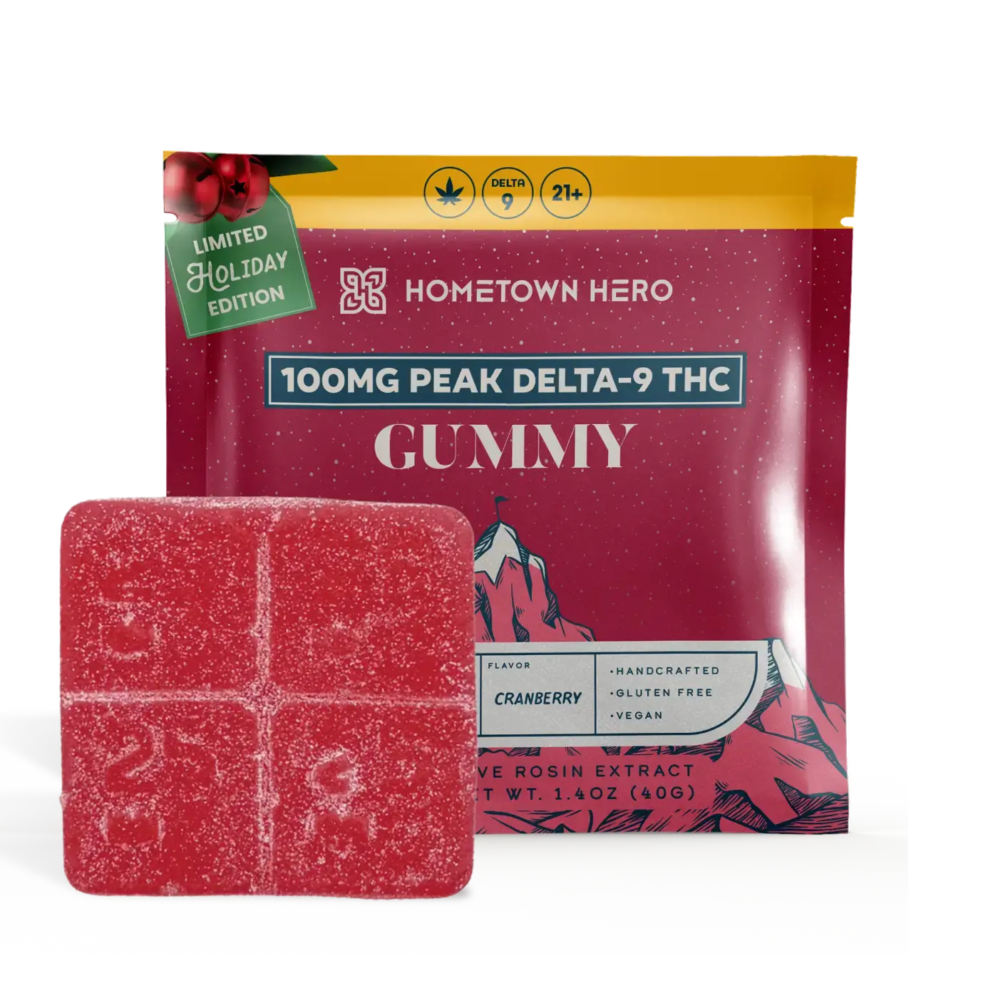 Cranberry Berry White - Peak Delta-9 Gummy