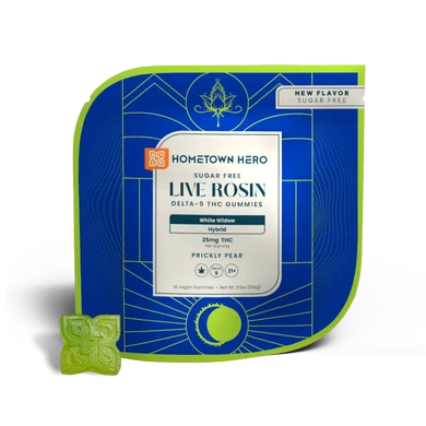 Sugar-free gummy packaging and edible