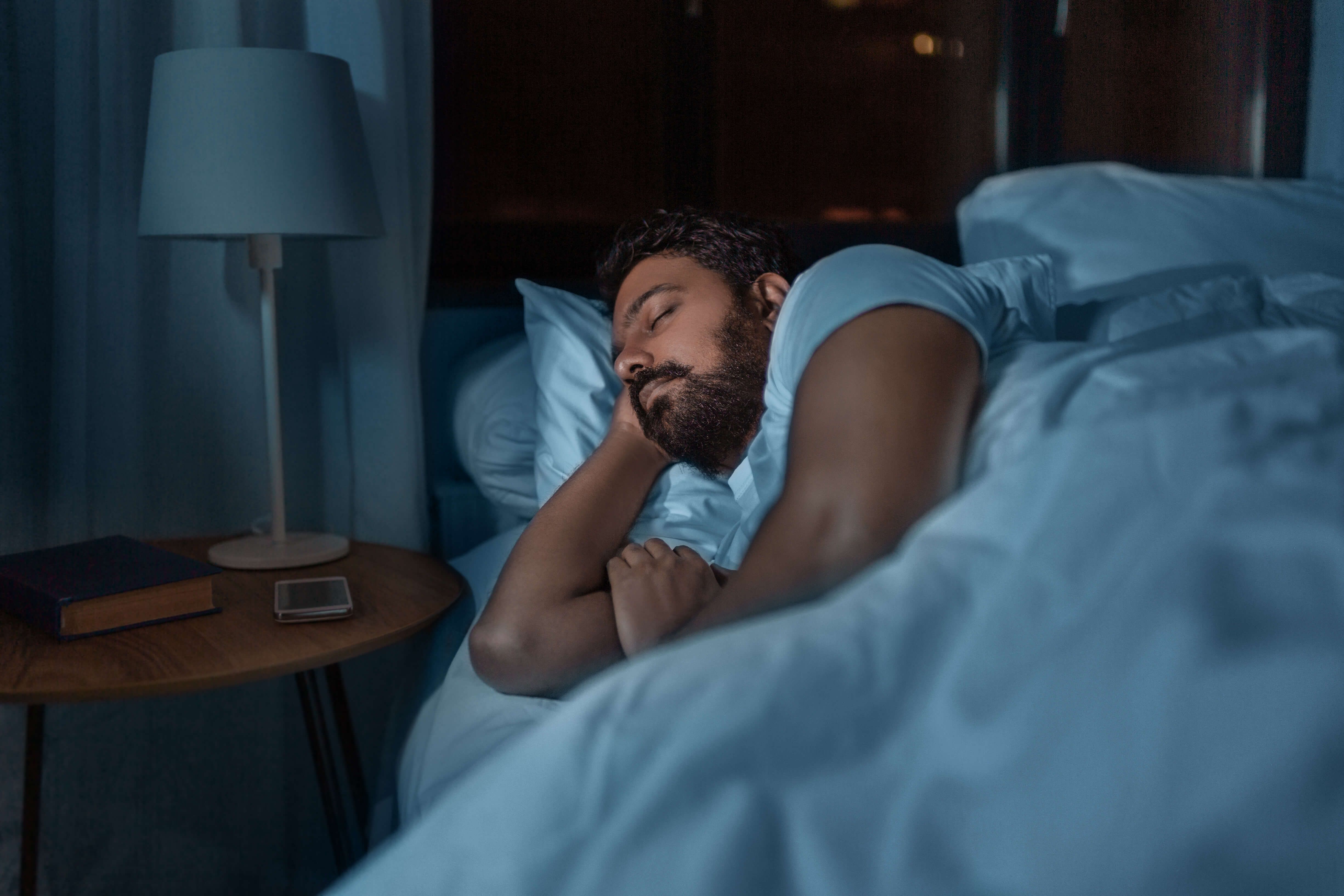 man sleeping