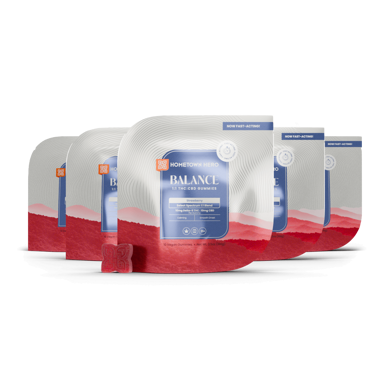 5 bags of Strawberry CBD THC Gummies