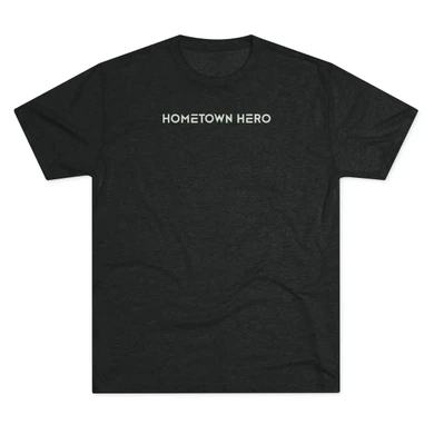 black hometown hero tee shirt