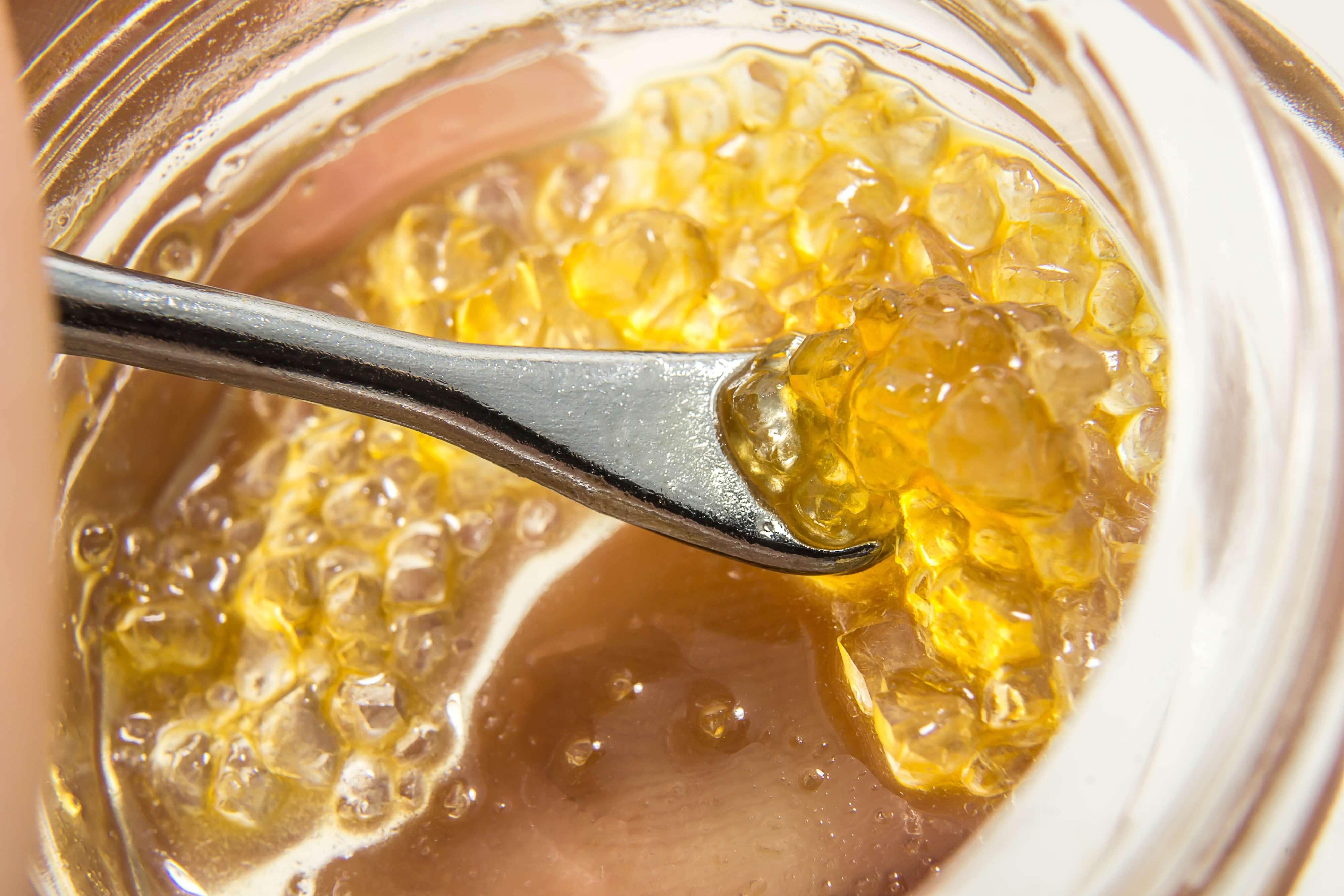 Scooping GG4 THCA Crystals In Terpene Sauce