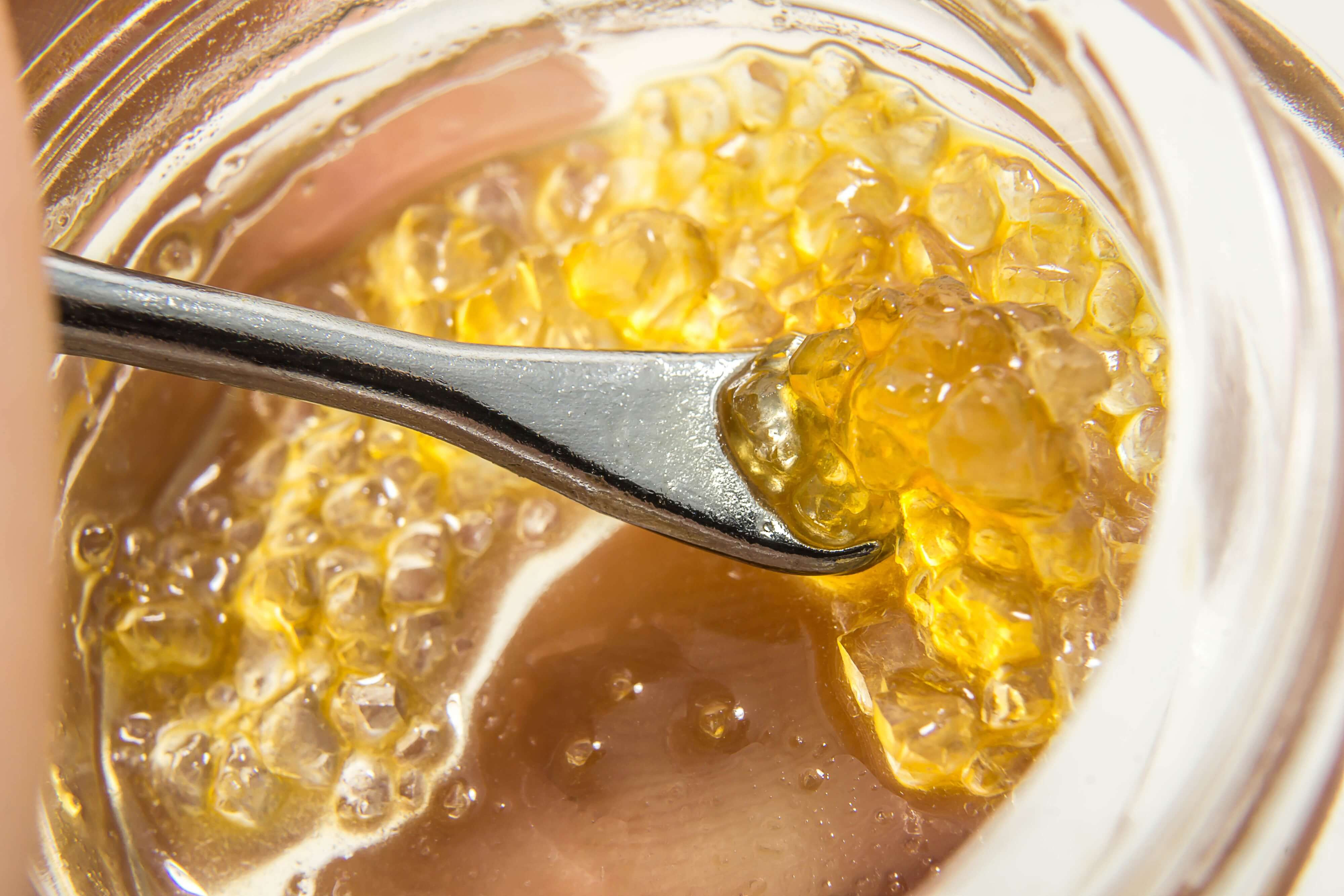Scooping GG4 THCA Crystals In Terpene Sauce