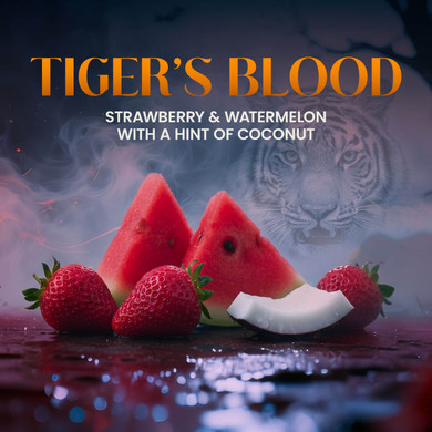 tigers blood flavor infographic