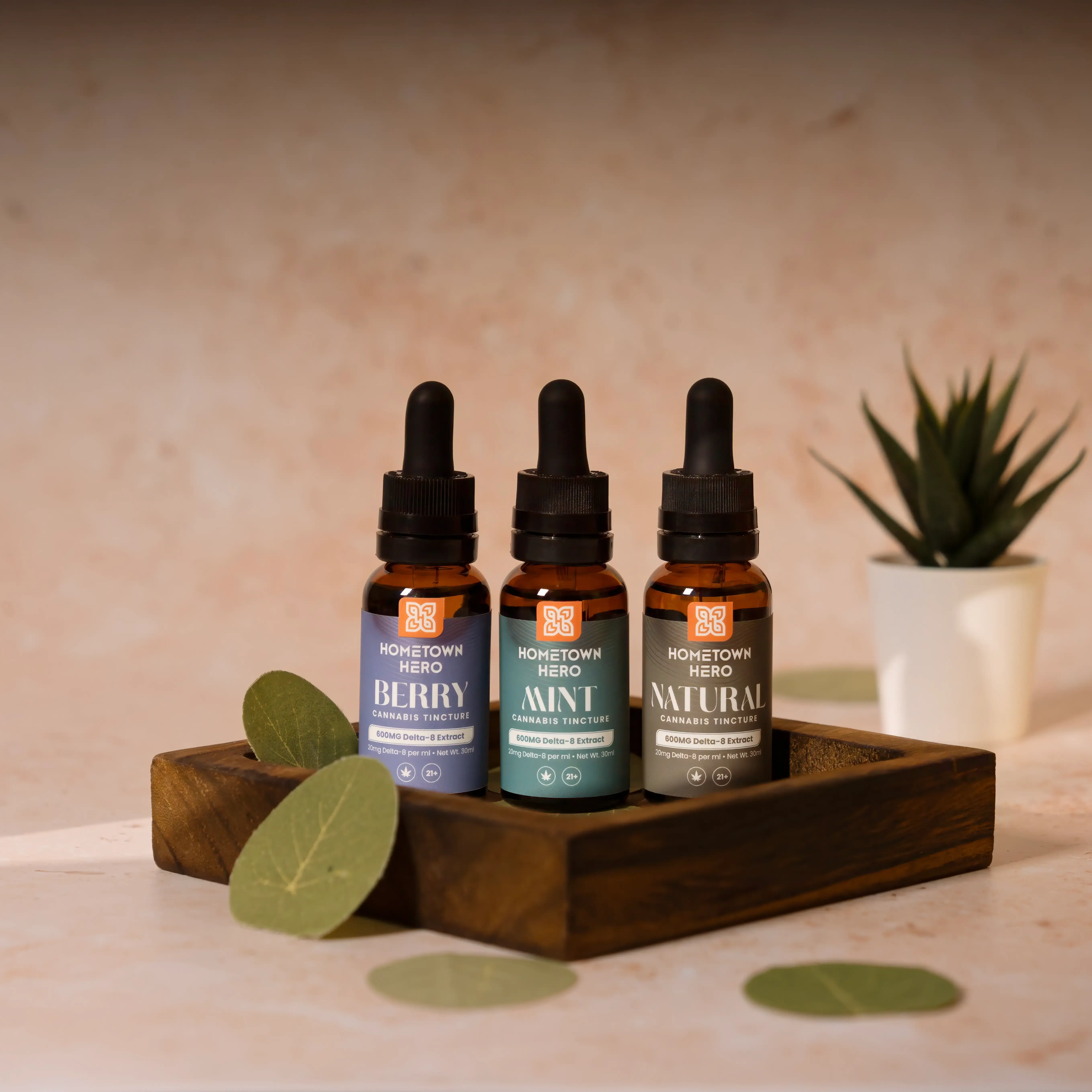 Delta-8 Tincture Trio | Hometown Hero
