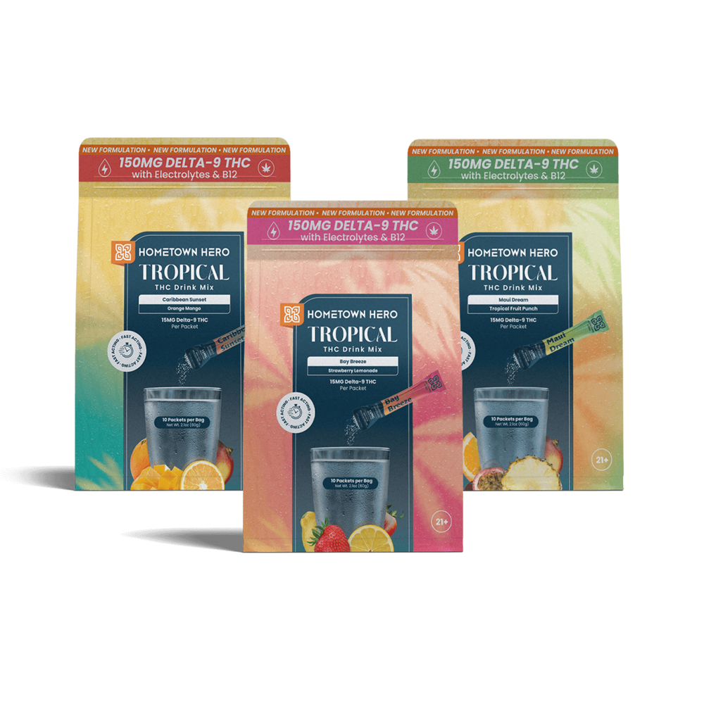 3 packs of drink mixes